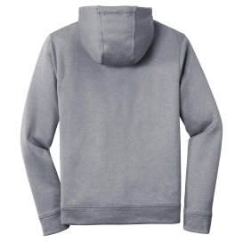Sport-Tek ST264 PosiCharge Sport-Wick Heather Fleece Hooded Pullover - True Navy Heather