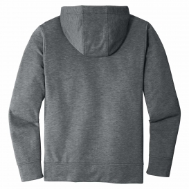 Sport-Tek ST293 PosiCharge Tri-Blend Wicking Fleece Full-Zip Hooded Jacket - Dark Grey Heather