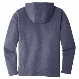 Sport-Tek ST293 PosiCharge Tri-Blend Wicking Fleece Full-Zip Hooded Jacket - True Navy Heather