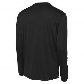 Sport-Tek ST350LS Long Sleeve PosiCharge Competitor Tee - Black | Full ...