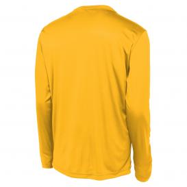 Sport-Tek ST350LS Long Sleeve PosiCharge Competitor Tee - Gold | Full ...