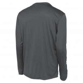 Sport-Tek ST350LS Long Sleeve PosiCharge Competitor Tee - Iron Grey ...