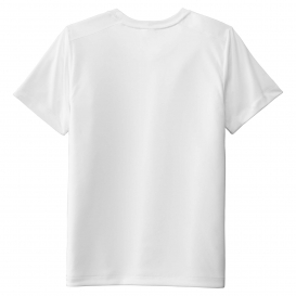 Sport-Tek YST420 Youth Posi-UV Pro Tee - White