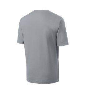 Sport-Tek ST340 PosiCharge RacerMesh Tee - Silver | Full Source