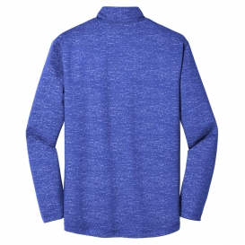 Sport-Tek ST855 Sport-Wick Stretch Reflective Heather 1/2-Zip Pullover - True Royal