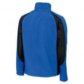 Sport-Tek ST970 Colorblock Soft Shell Jacket - True Royal/Black
