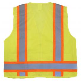 Radians SV46G Type R Class 2 Breakaway Surveyor Safety Vest - Yellow/Lime