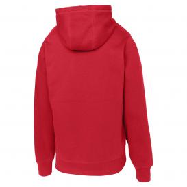 Sport-Tek YST254 Youth Pullover Hooded Sweatshirt - True Red