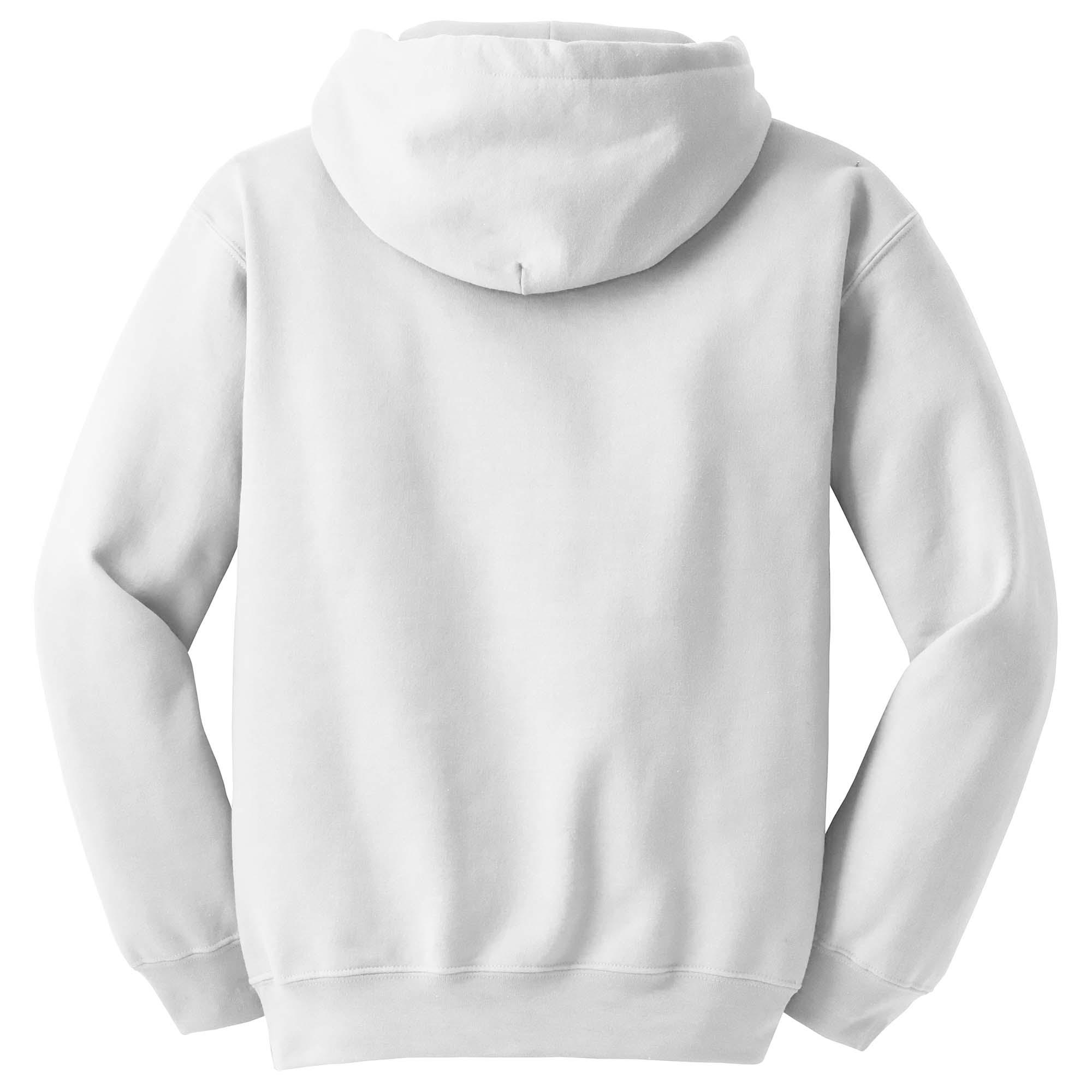 Gildan 12500 DryBlend Pullover Hooded Sweatshirt - White | Full Source