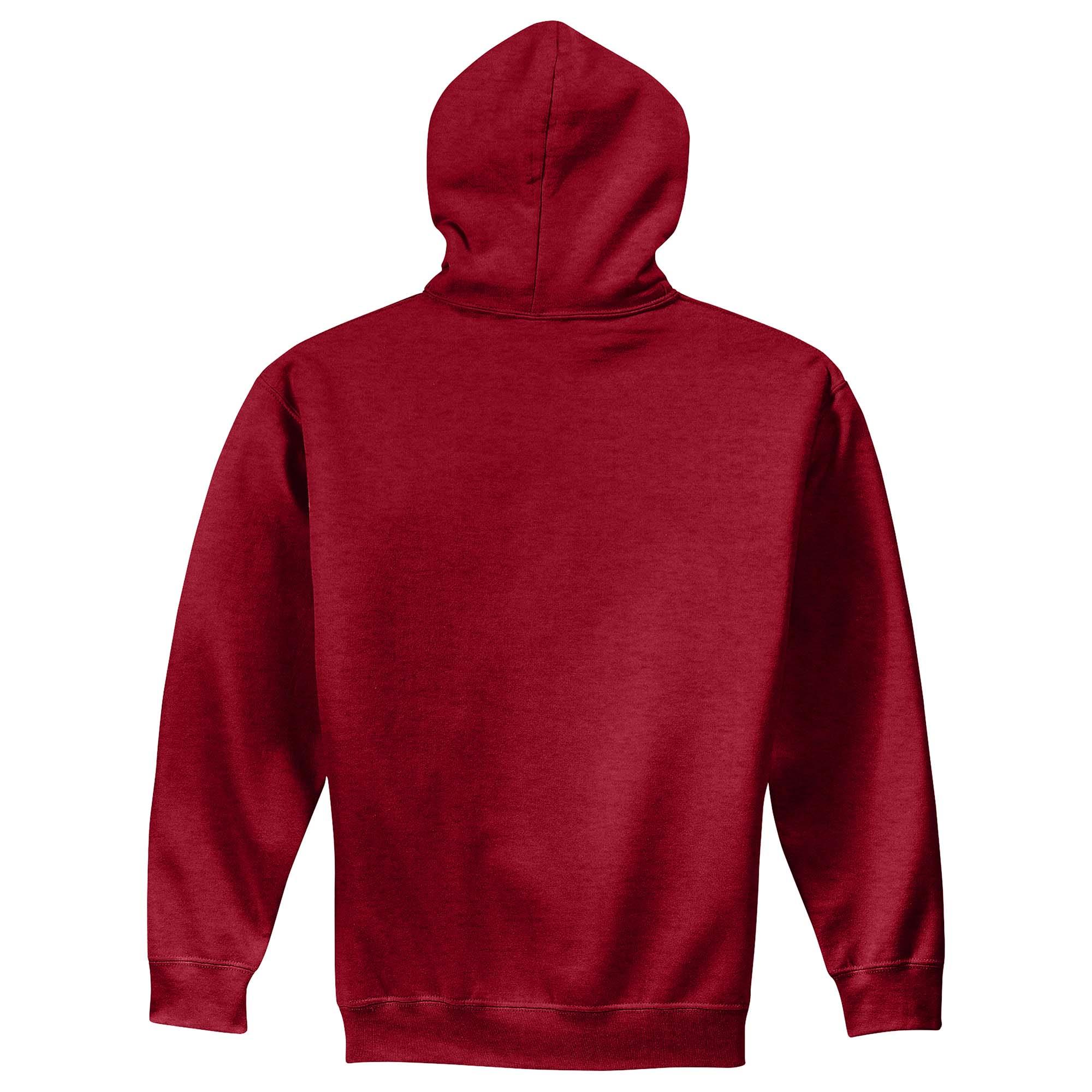 Gildan 18500 Heavy Blend Hooded Sweatshirt - Antique Cherry Red | Full ...