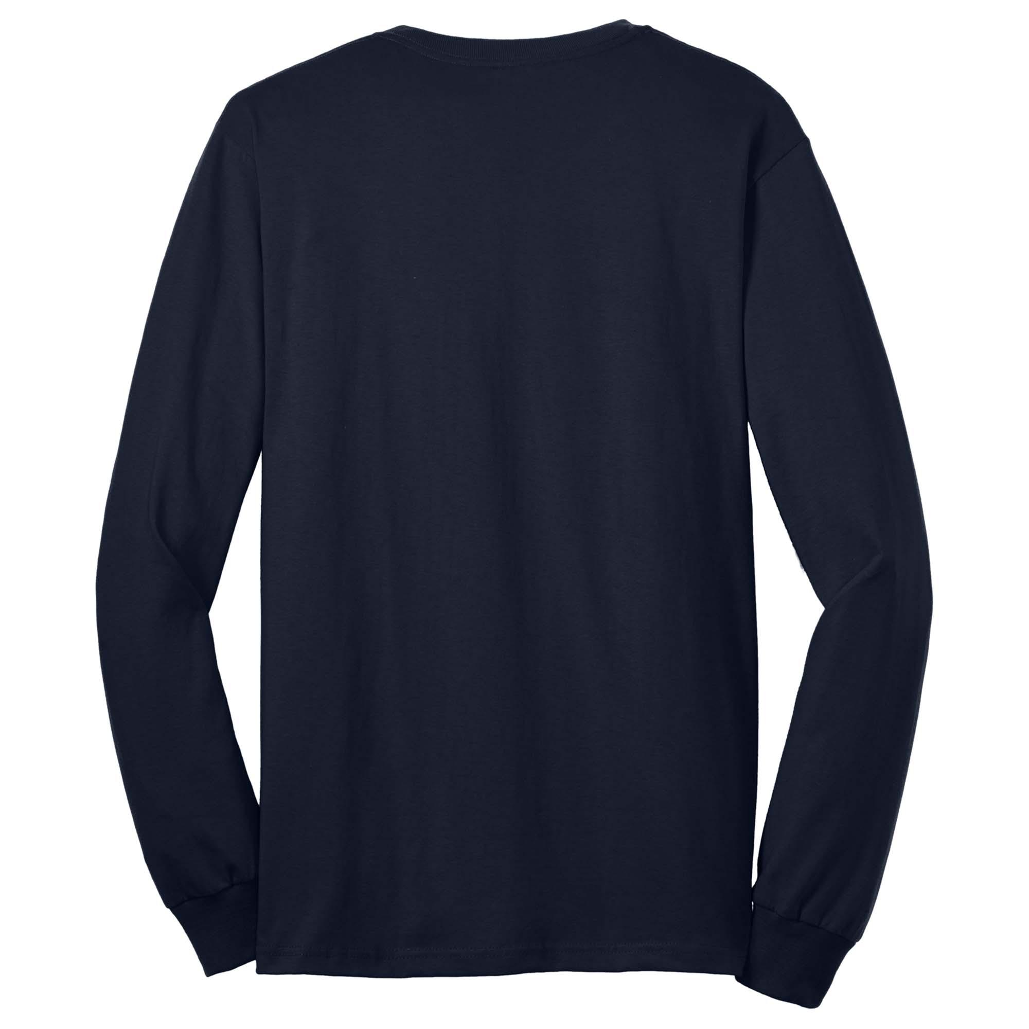 Gildan Enhanced Visibility Ultra Cotton Long Sleeve T-Shirt with Pocket 2410