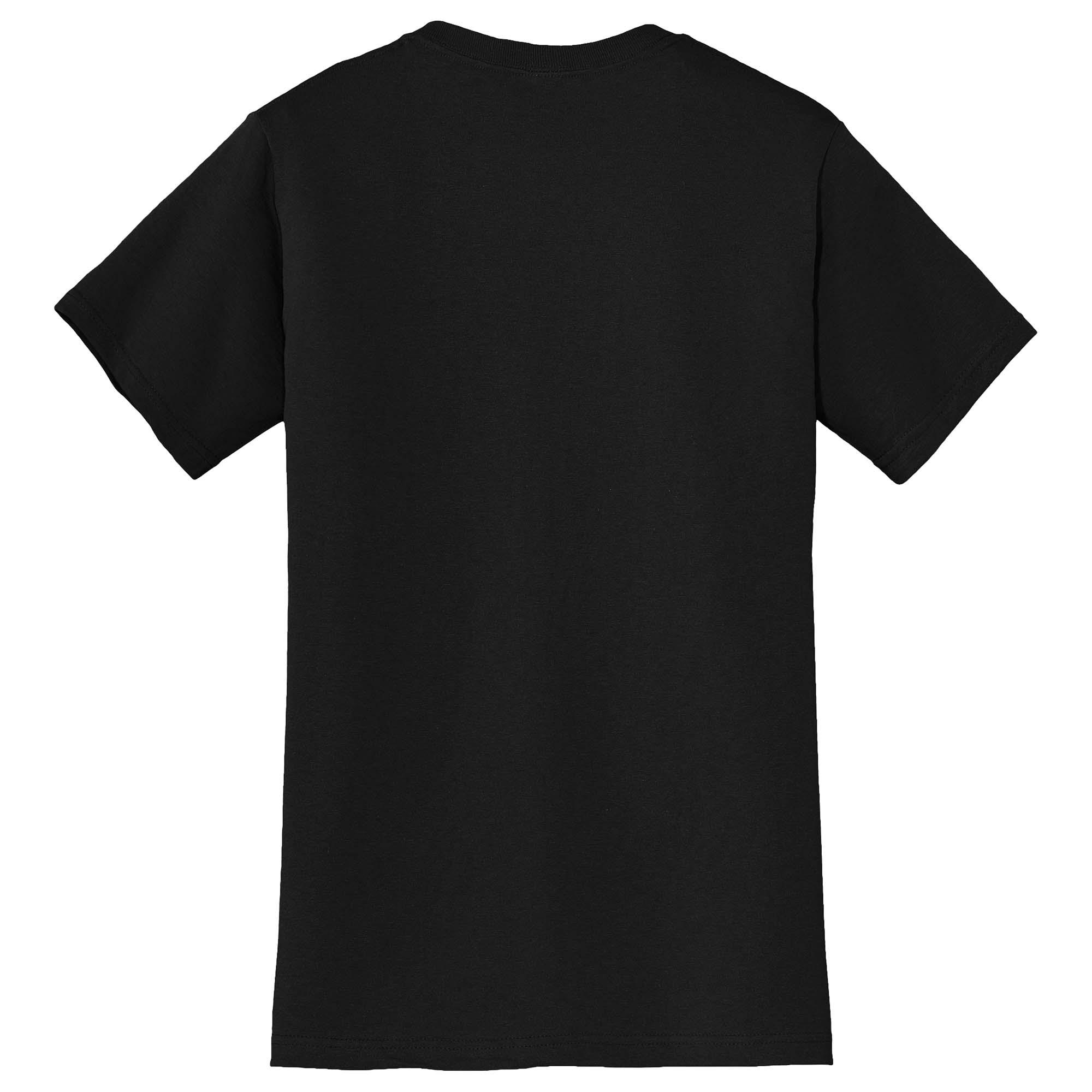 Jerzees 29MP Dri-Power 50/50 Cotton/Poly Pocket T-Shirt - Black | Full ...