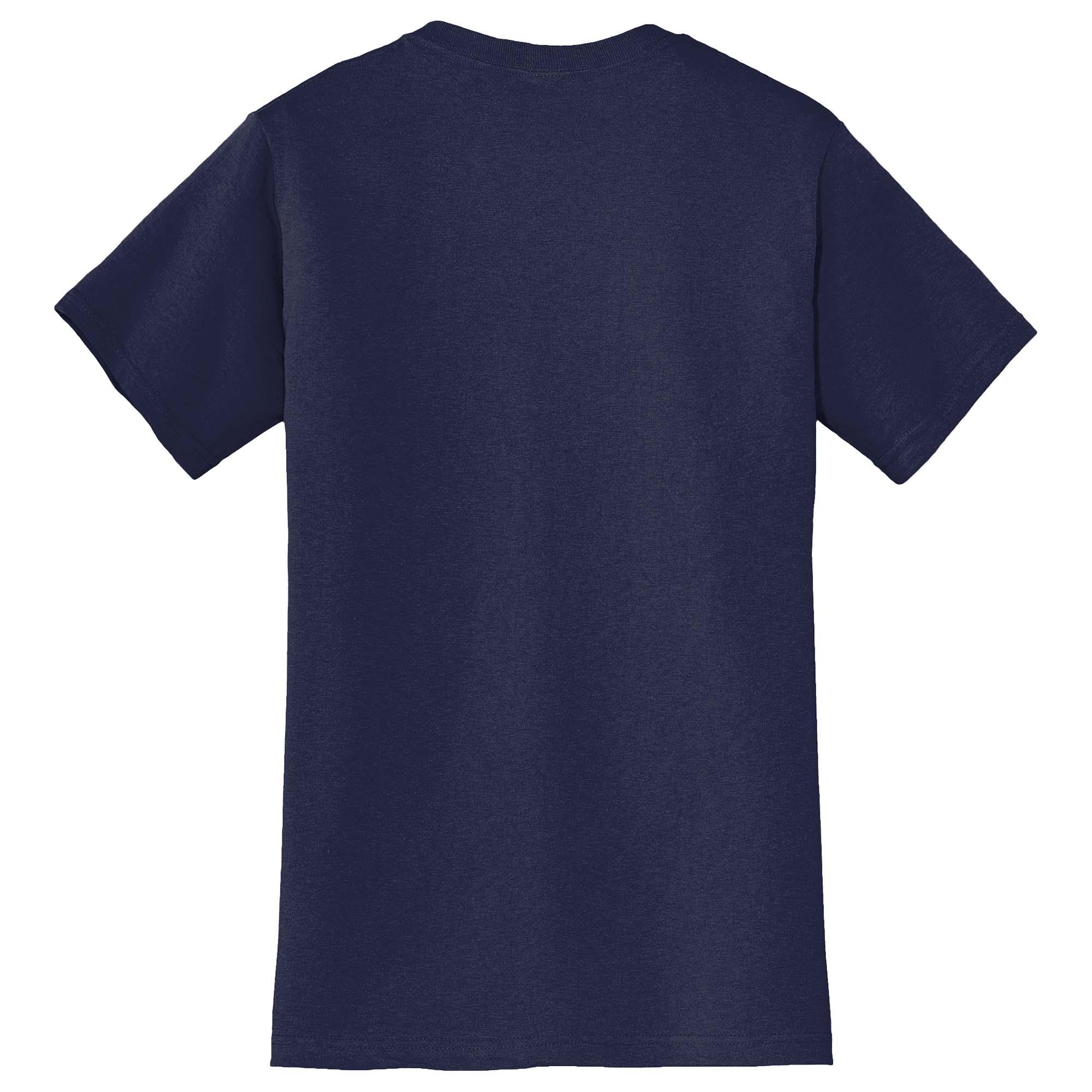 Jerzees 29MP Dri-Power 50/50 Cotton/Poly Pocket T-Shirt - Navy | Full