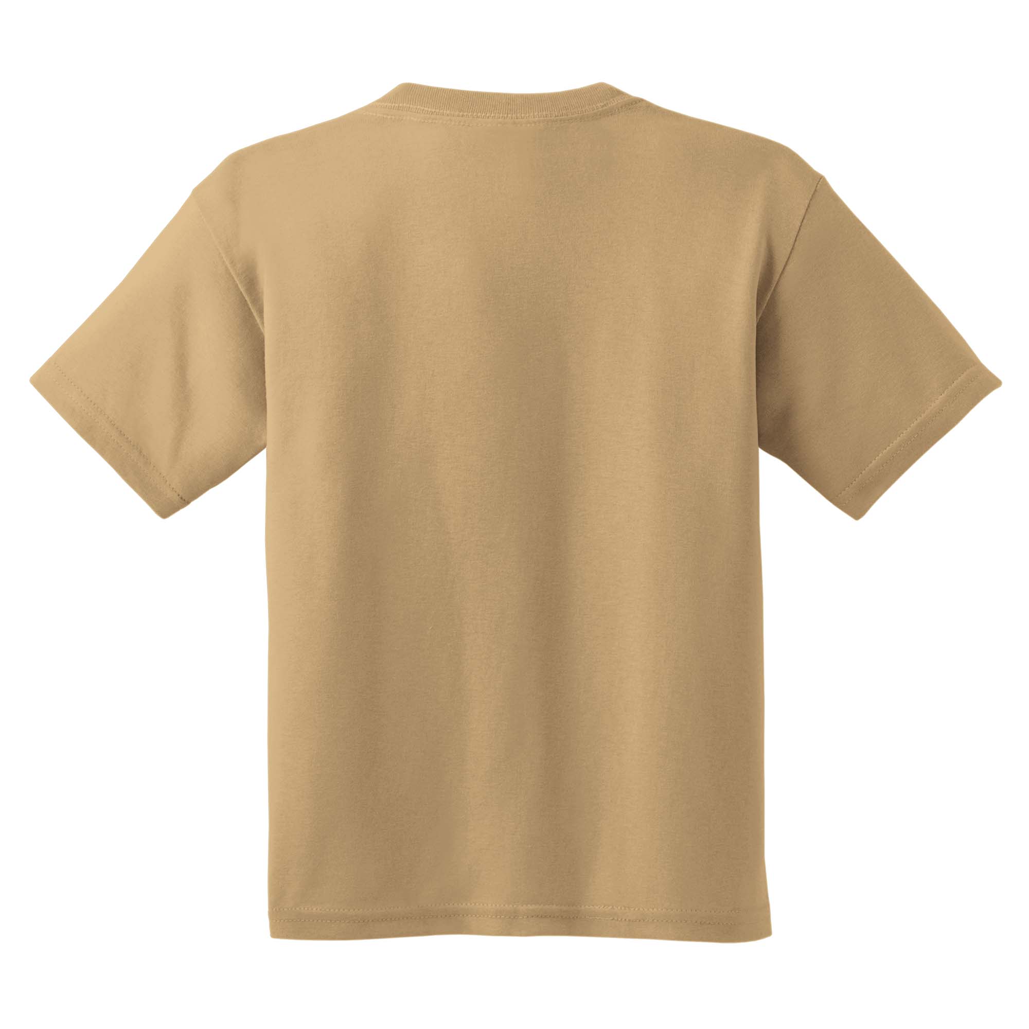 Gildan 5000B Youth Heavy 100% Cotton T-Shirt - Old Gold | Full Source