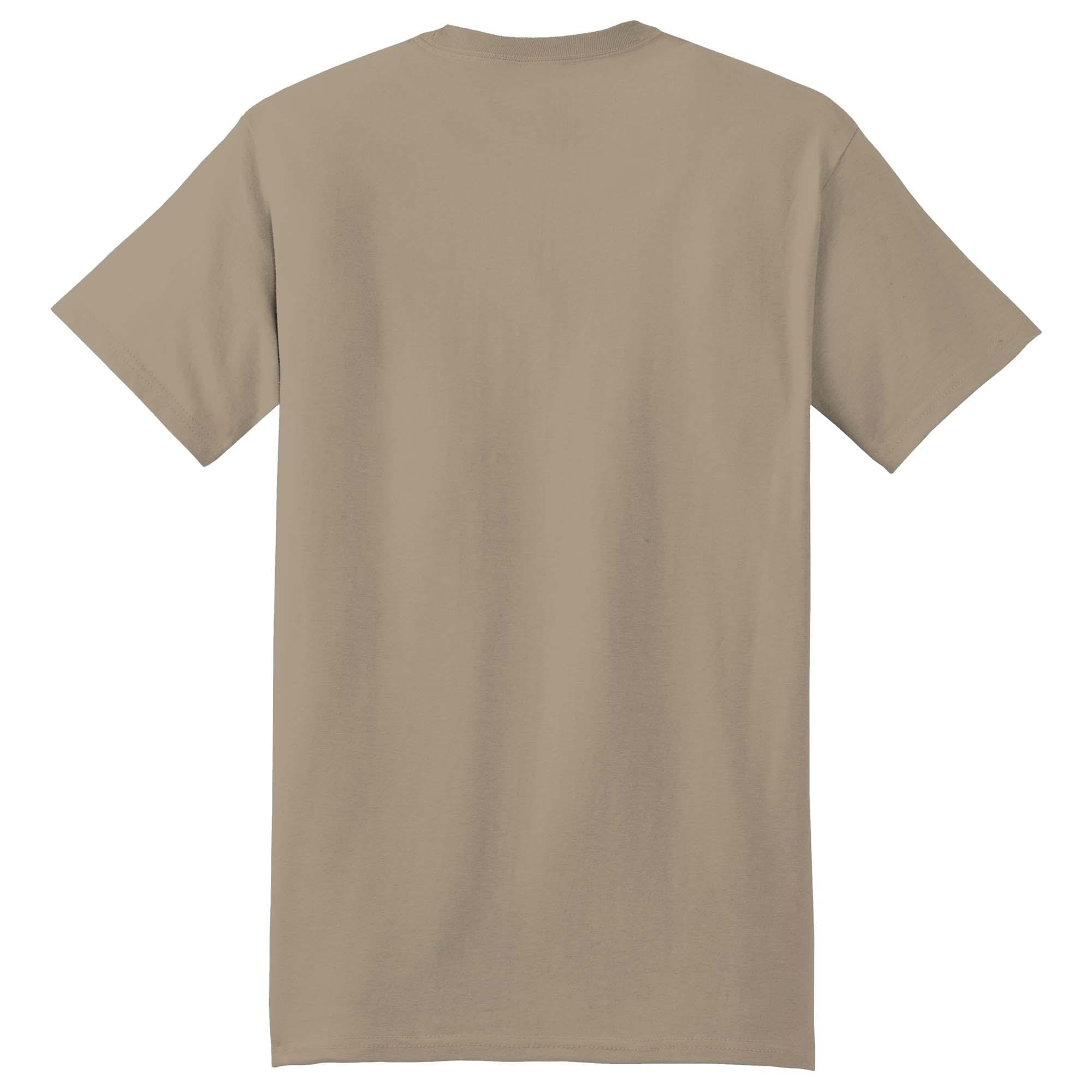 Hanes 5180 Beefy-T 100% Cotton T-Shirt - Pebble | Full Source