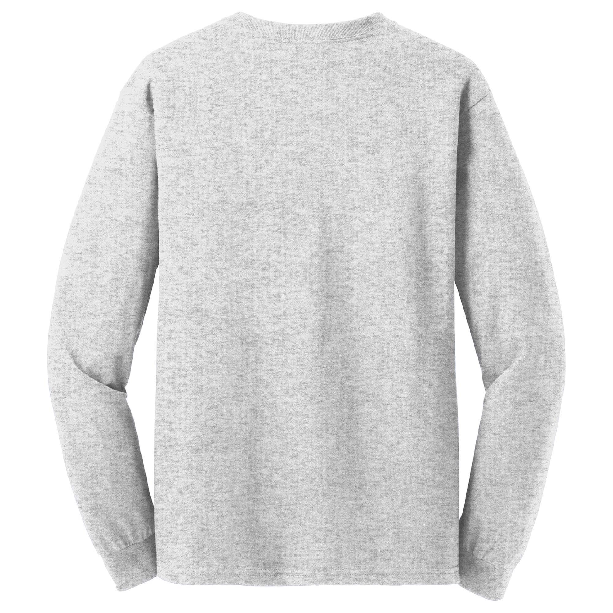 Gildan 5400 Heavy Cotton/Polyester Long Sleeve T-Shirt - Ash
