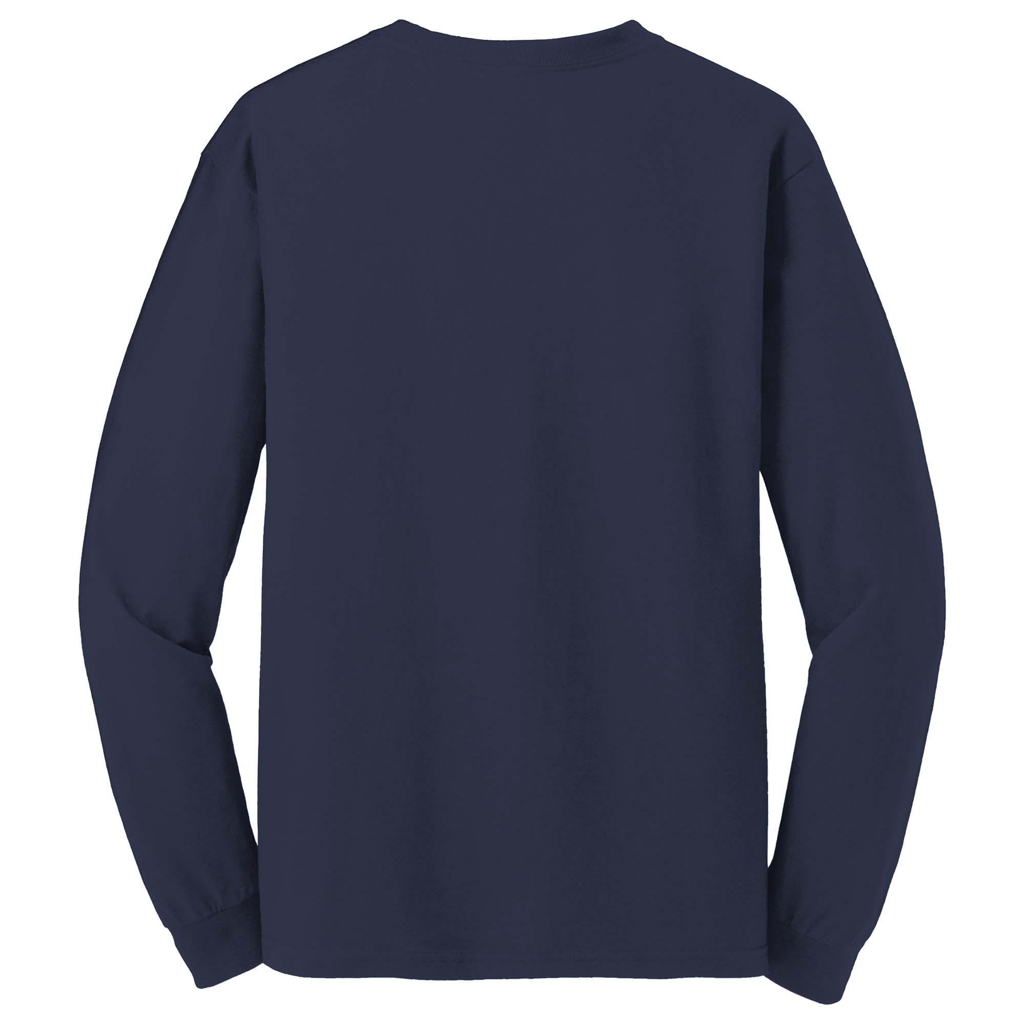 トップス LOHEN HALF SLEEVE T-SHIRT Free size navy Gildan 5400 Heavy Cotton Long Sleeve T-Shirt - Navy | Full Source