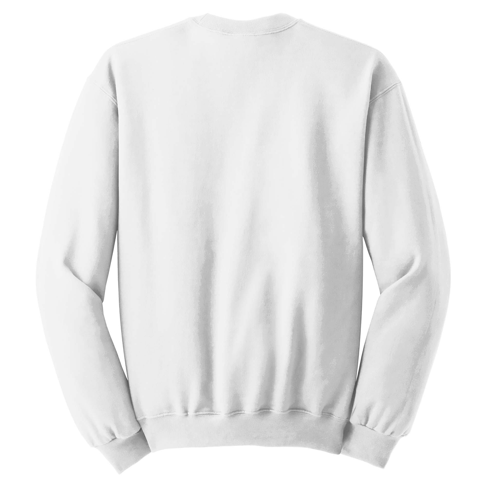 Jerzees 562M NuBlend Crewneck Sweatshirt - White | Full Source
