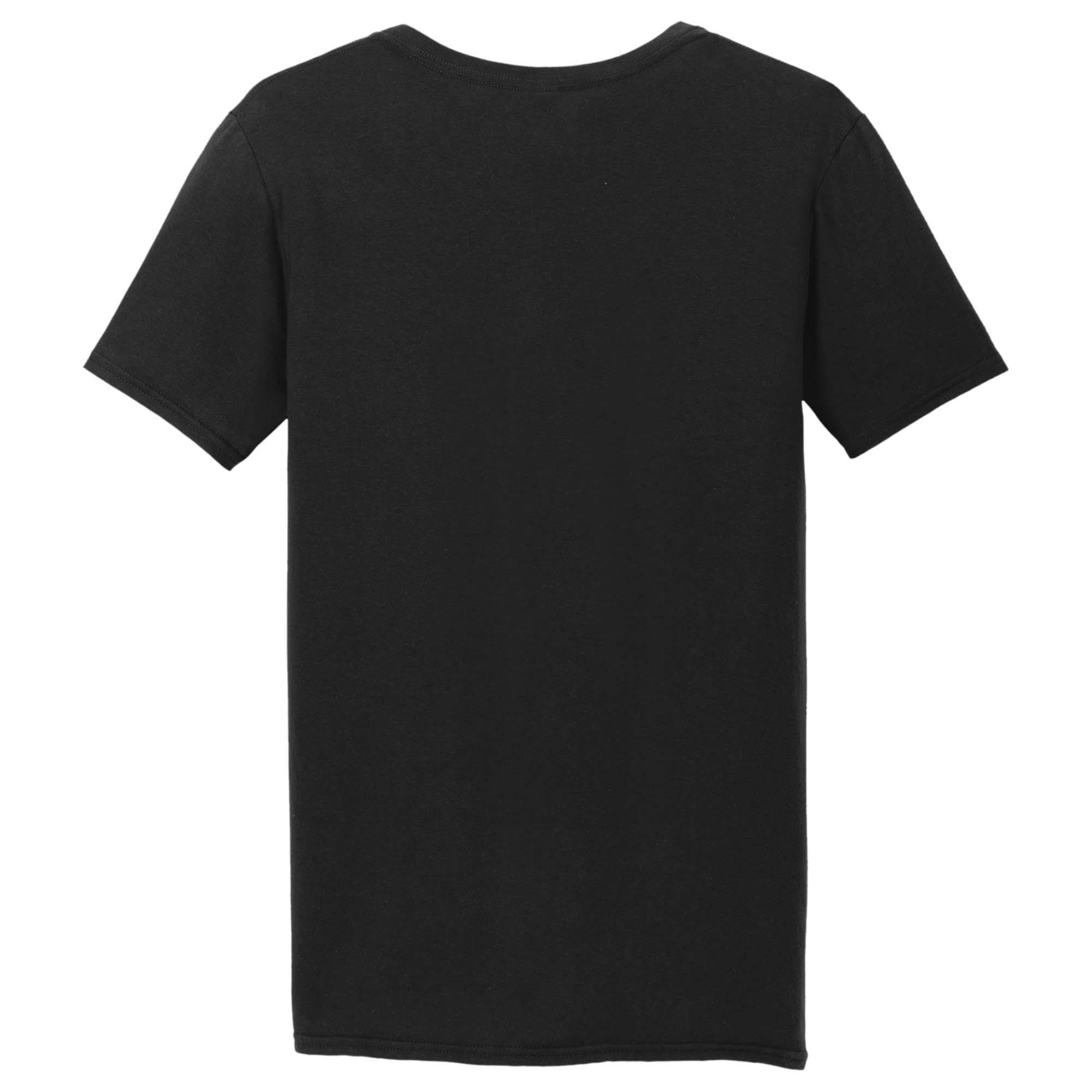 Gildan 64V00 Softstyle V-Neck T-Shirt - Black | Full Source
