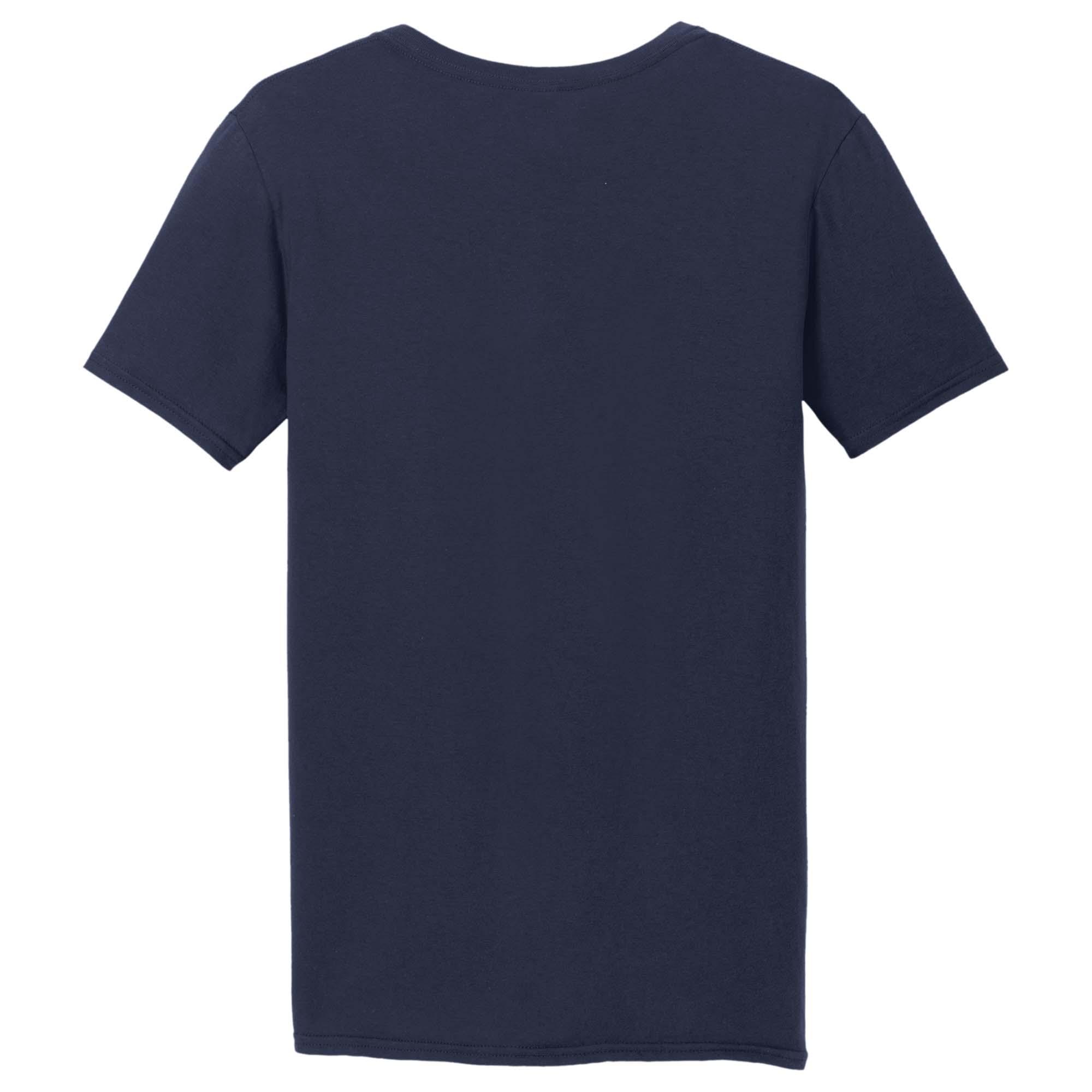 Gildan 64V00 Softstyle V-Neck T-Shirt - Navy | Full Source