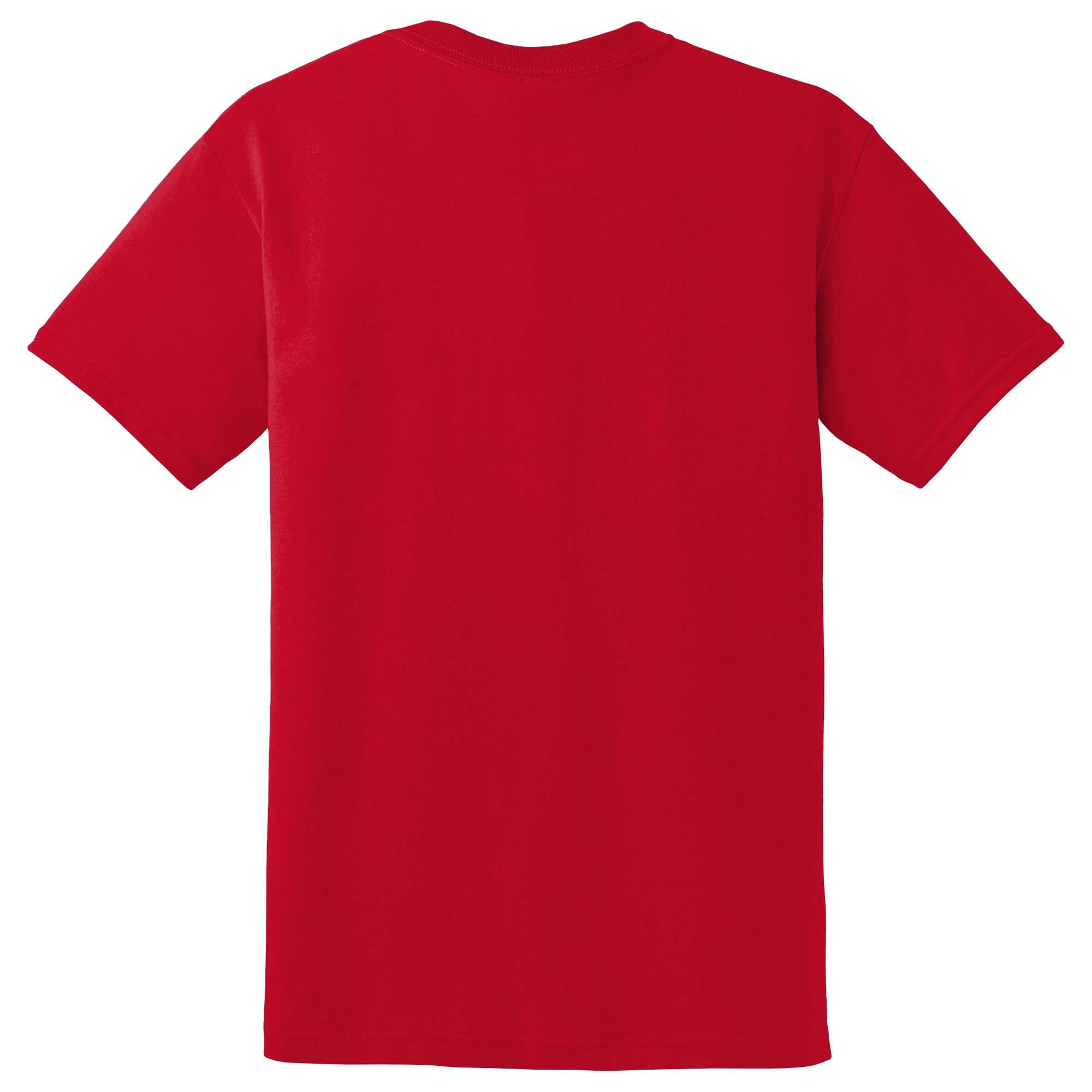 Gildan 8000 Dryblend T Shirt Red Full Source 9154