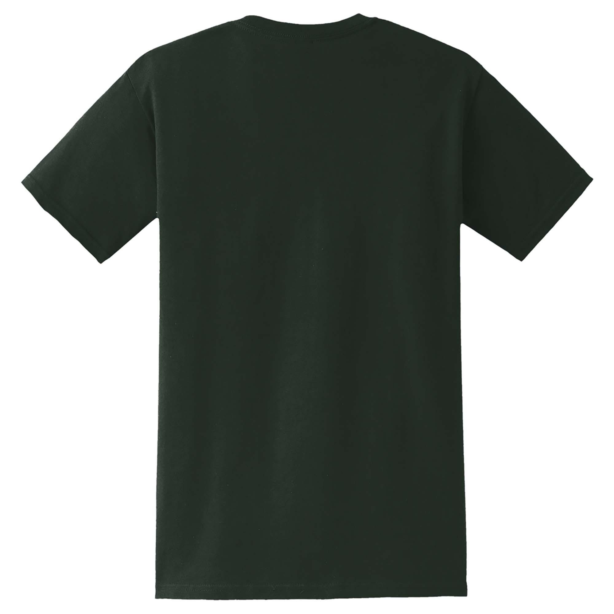 Gildan 8300 DryBlend Pocket T-Shirt - Forest Green | Full Source