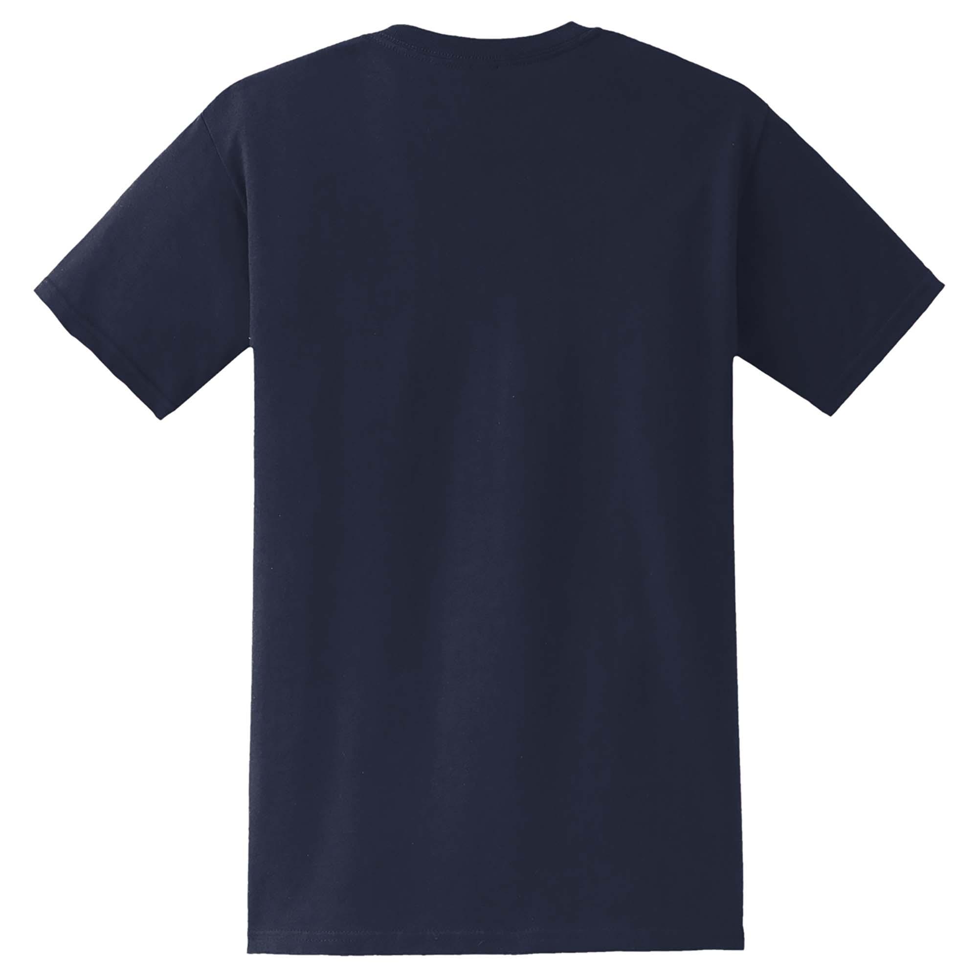 Gildan 8300 DryBlend Cotton/Poly Pocket T-Shirt - Navy | Full Source