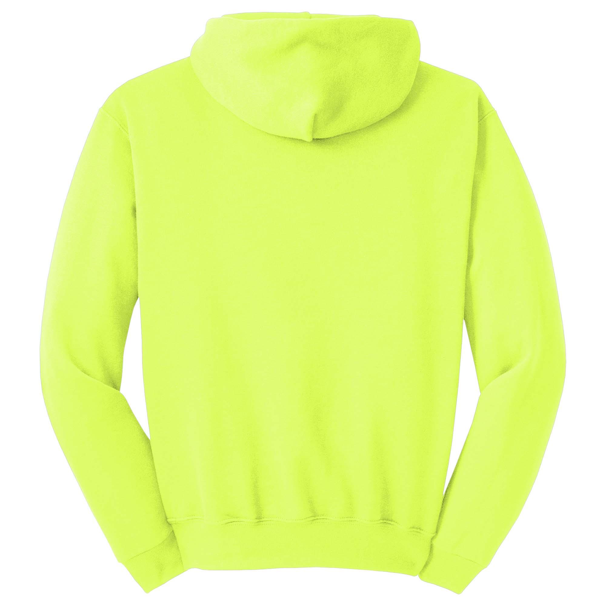 Jerzees 996M NuBlend Pullover Hooded Sweatshirt - Safety Green | Full ...