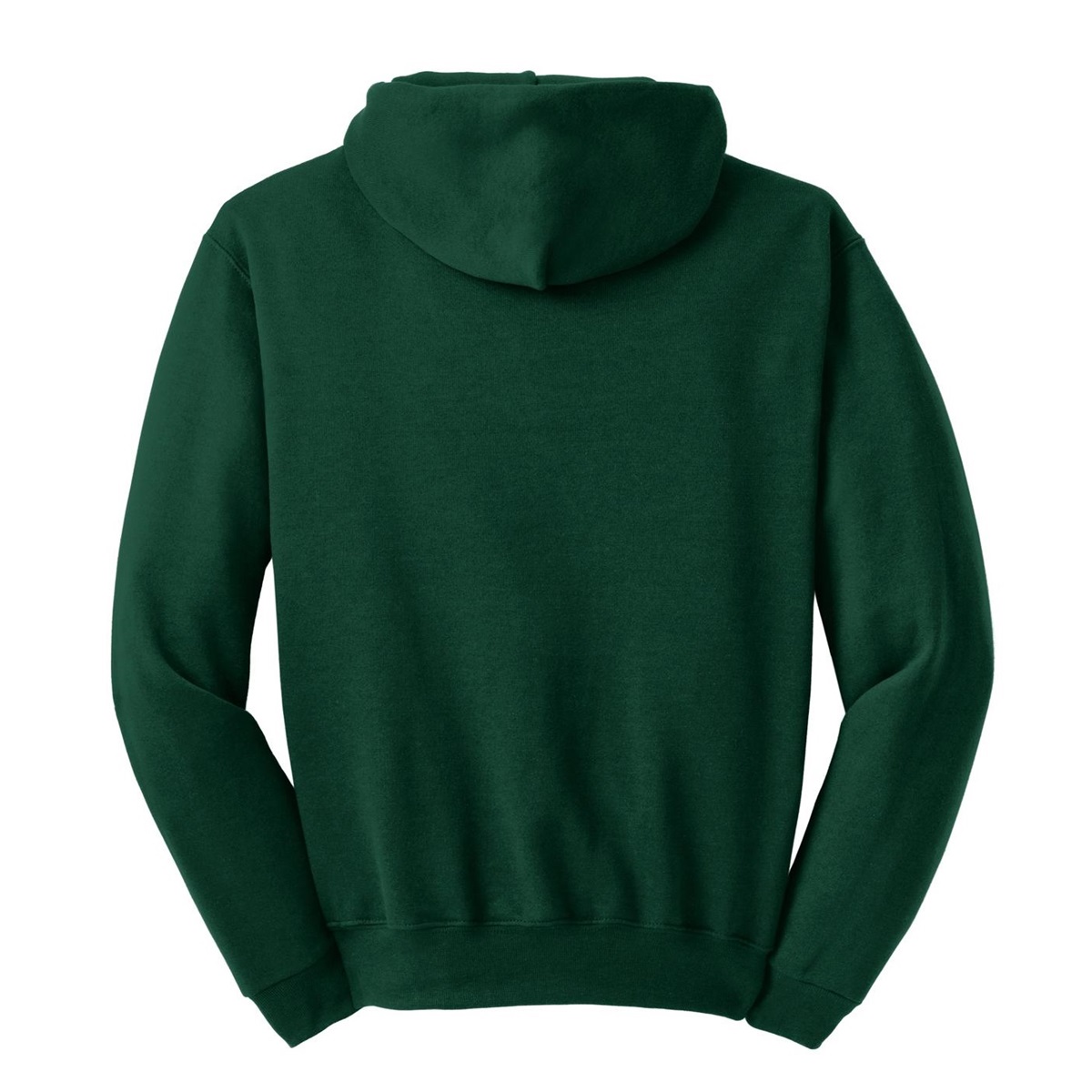 forest green cropped hoodie