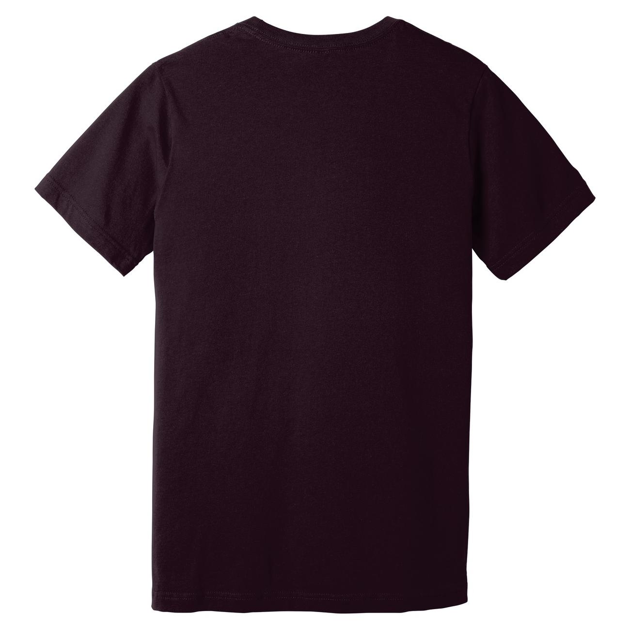 Bella + Canvas BC3001 Unisex Jersey Short Sleeve Tee - Oxblood Black ...