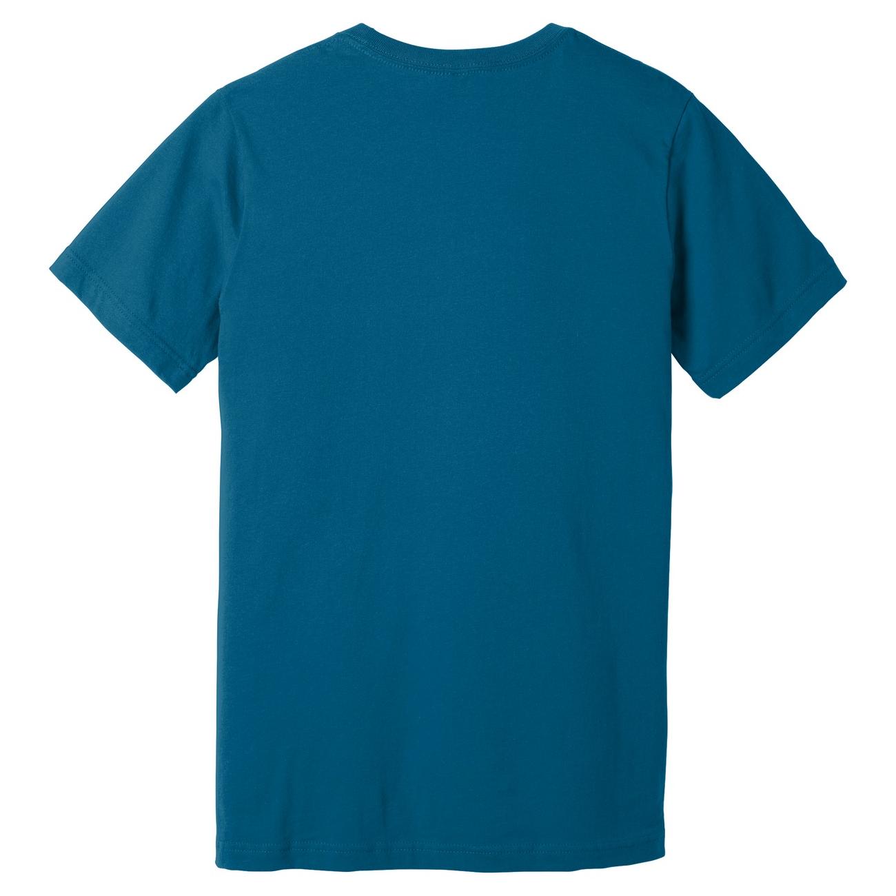 Bella + Canvas BC3005 Unisex Jersey Short Sleeve V-Neck Tee - Deep Teal ...