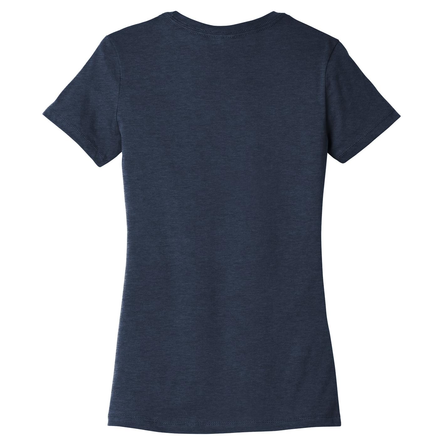 Bella + Canvas BC6004 Women's The Favorite Tee - Heather Navy | Full Source