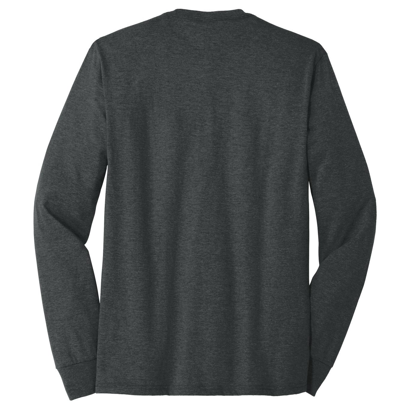 District DM132 Perfect Tri Long Sleeve Tee - Black Frost