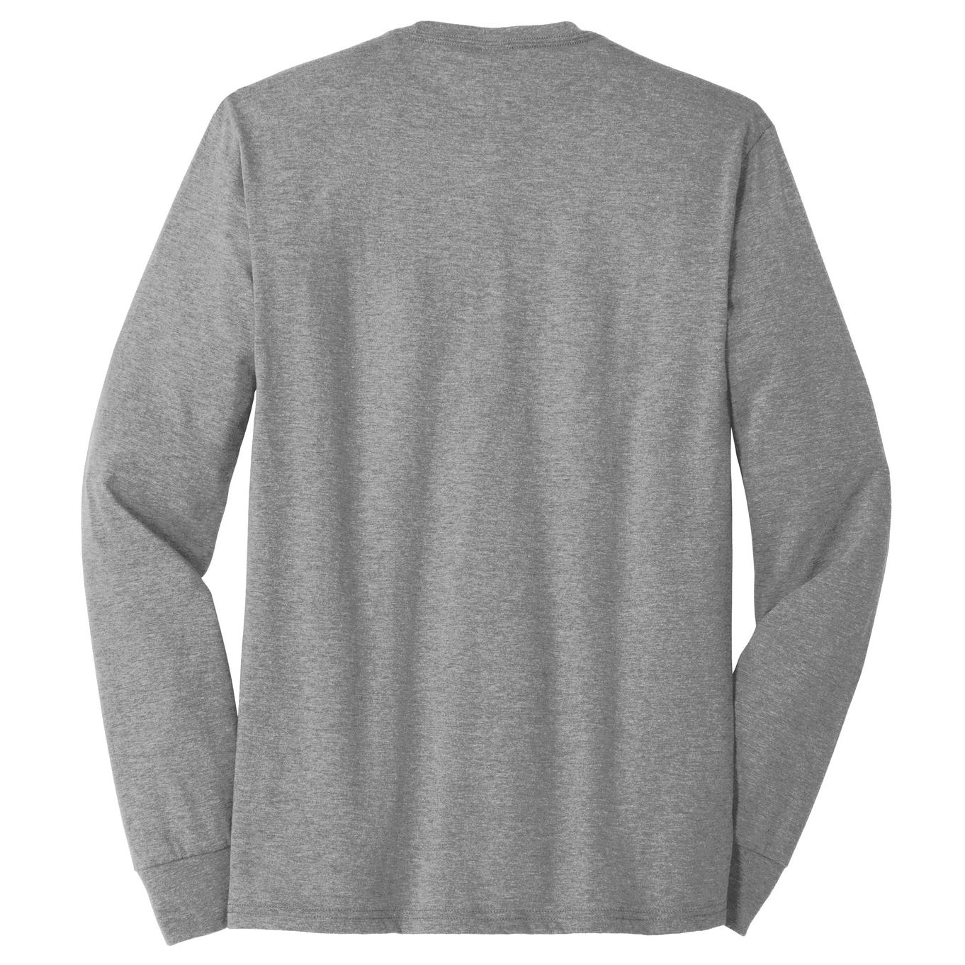 District DM132 Perfect Tri Long Sleeve Tee - Grey Frost | Full Source