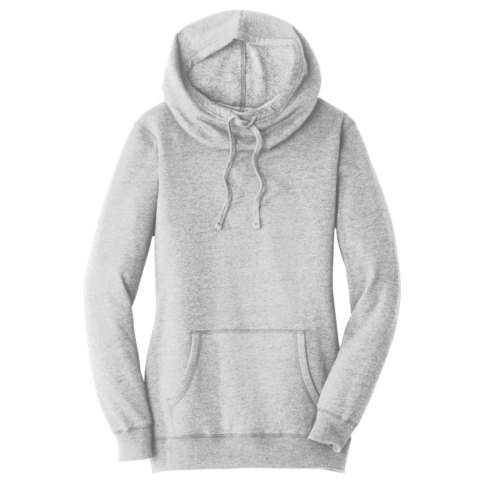 district women's lightweight fleece hoodie