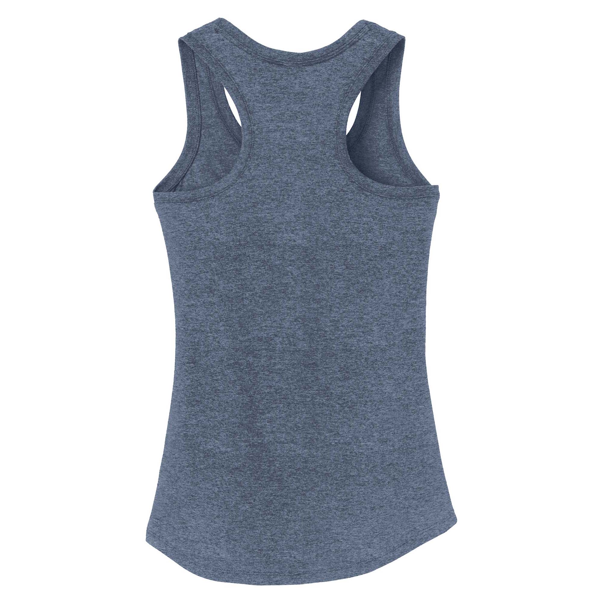 District DM138L Women's Perfect Tri Racerback Tank - Navy Frost | Full ...