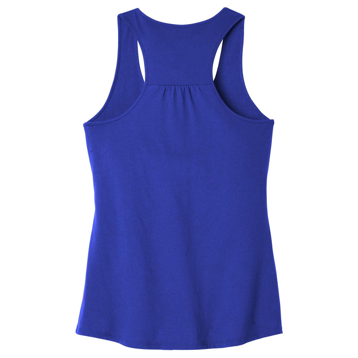 District DT6302 Women's V.I.T. Gathered Back Tank - Deep Royal | Full ...