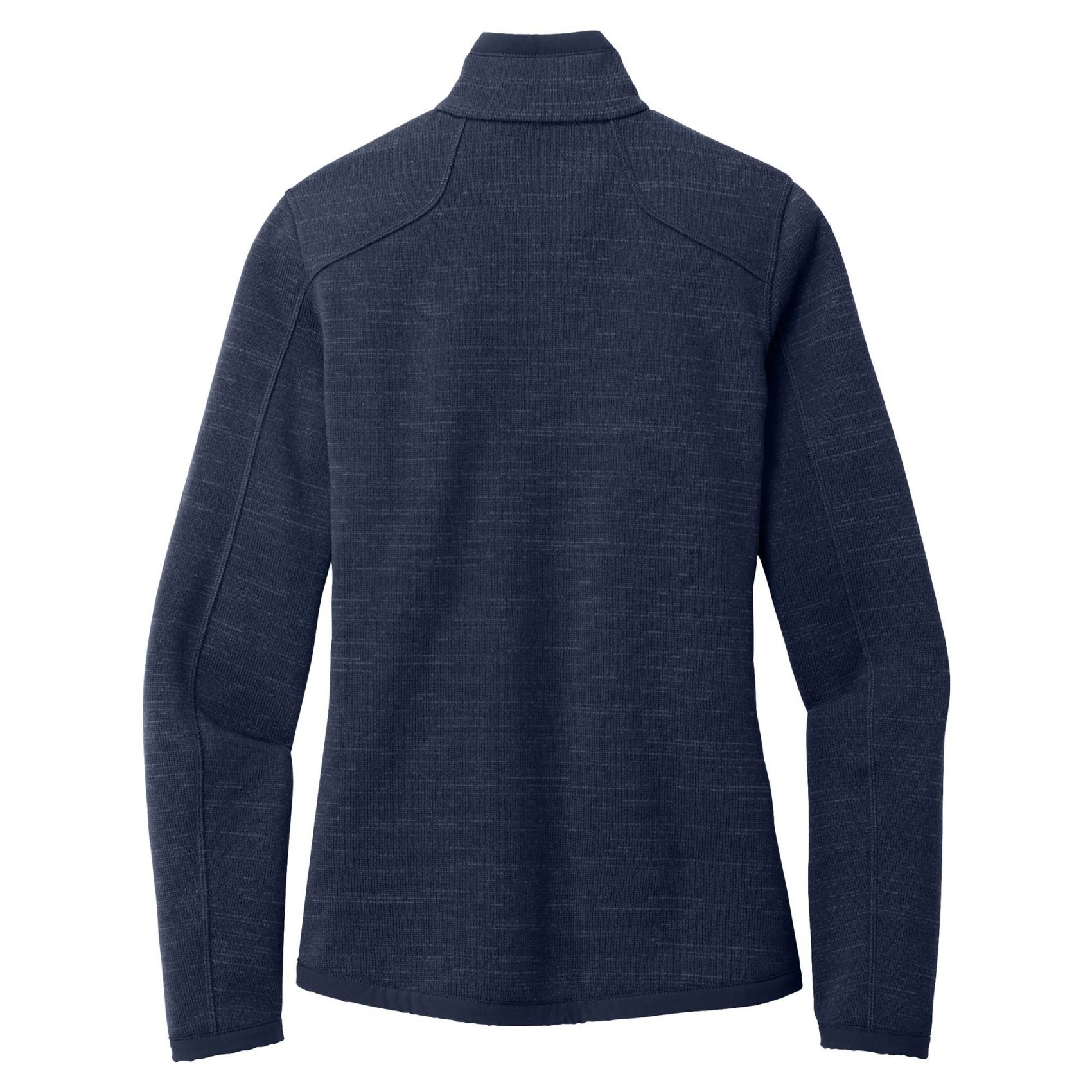 Eddie Bauer EB251 Ladies Sweater Fleece Full-Zip - River Blue Heather ...