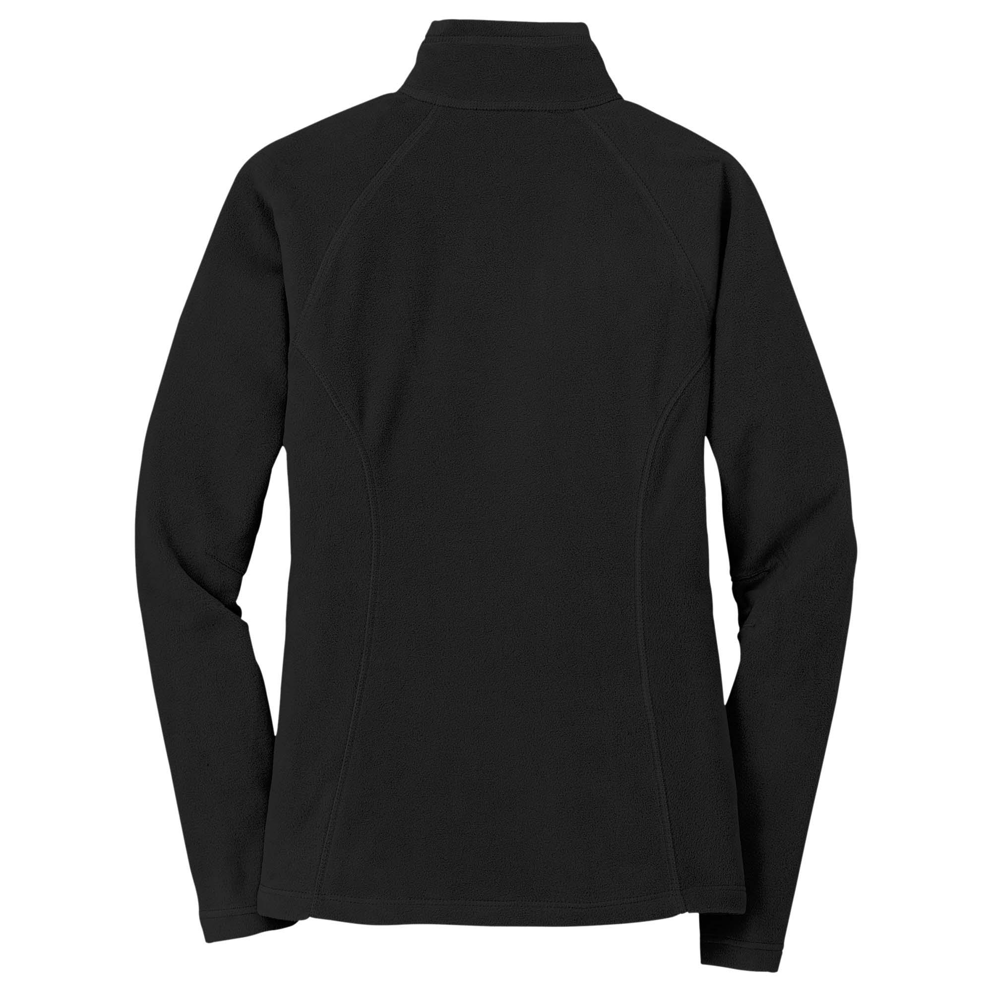 Eddie Bauer EB225 Ladies Full-Zip Microfleece Jacket - Black