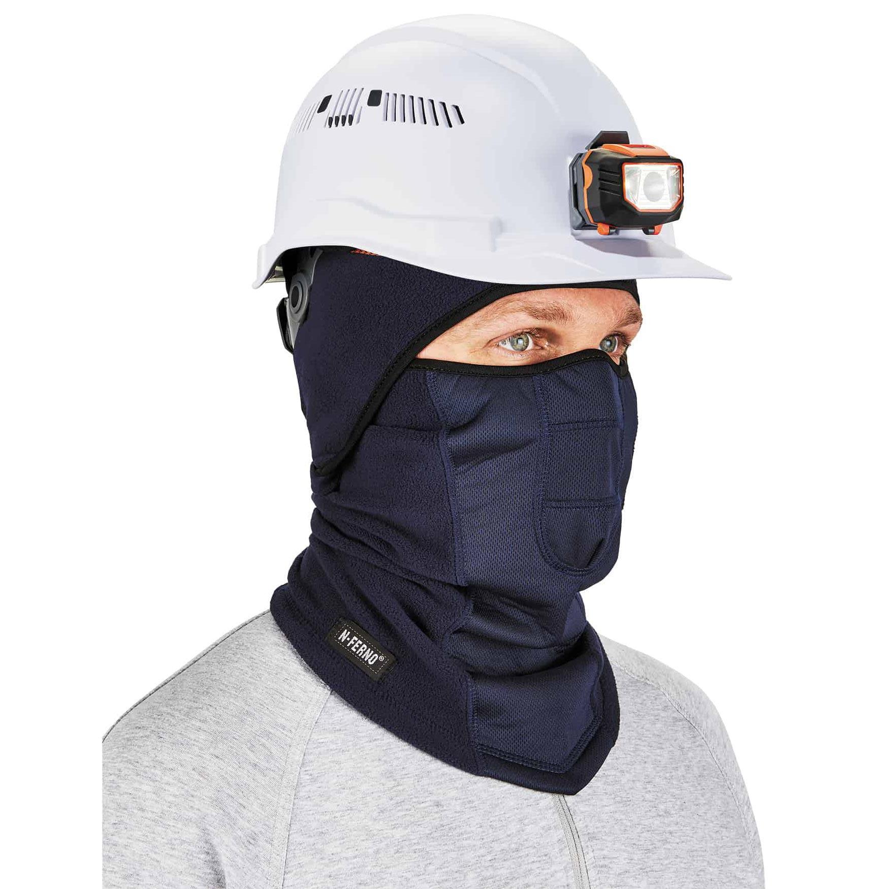 Ergodyne N-Ferno 6823 Wind-proof Hinged Balaclava - Navy | Full Source