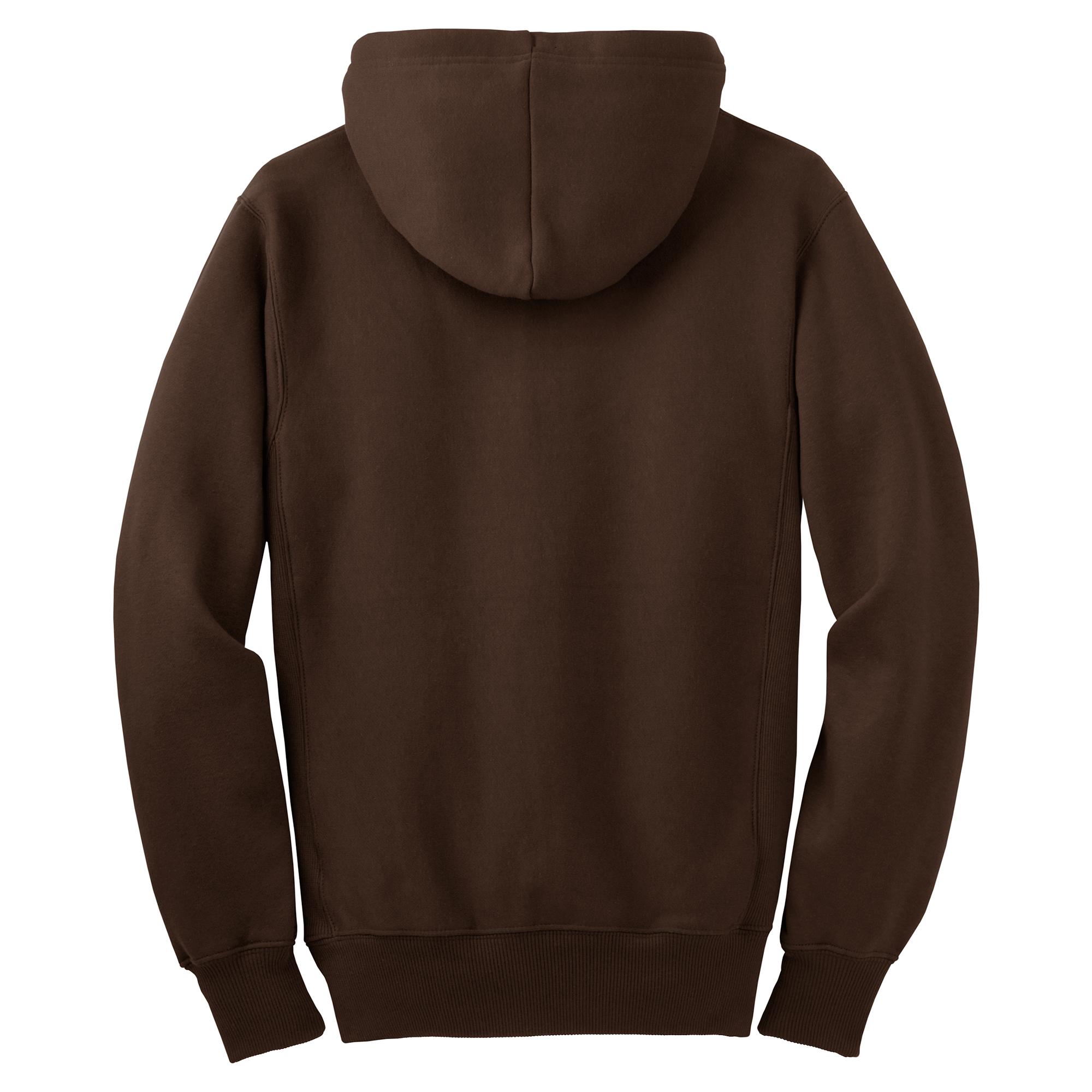 cheap brown zip up hoodie