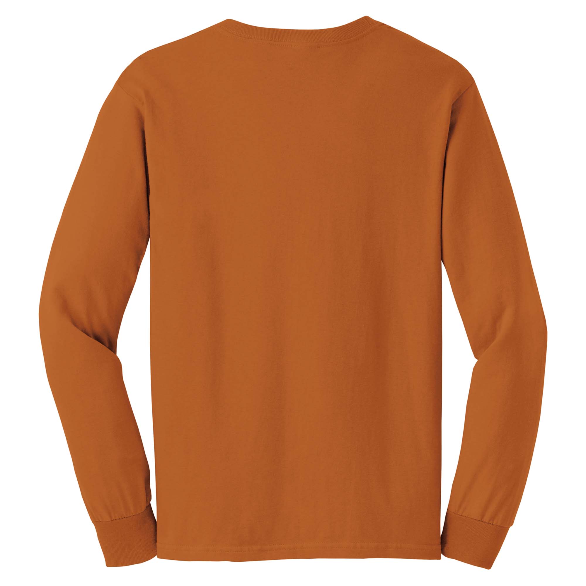 Gildan G2400 Ultra Cotton Long Sleeve T-Shirt - Texas Orange | FullSource.com