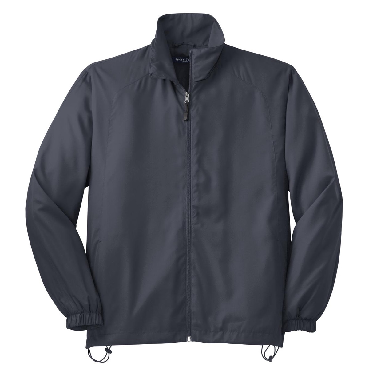 Sport-Tek JST70 Full-Zip Wind Jacket - Graphite Grey | Full Source