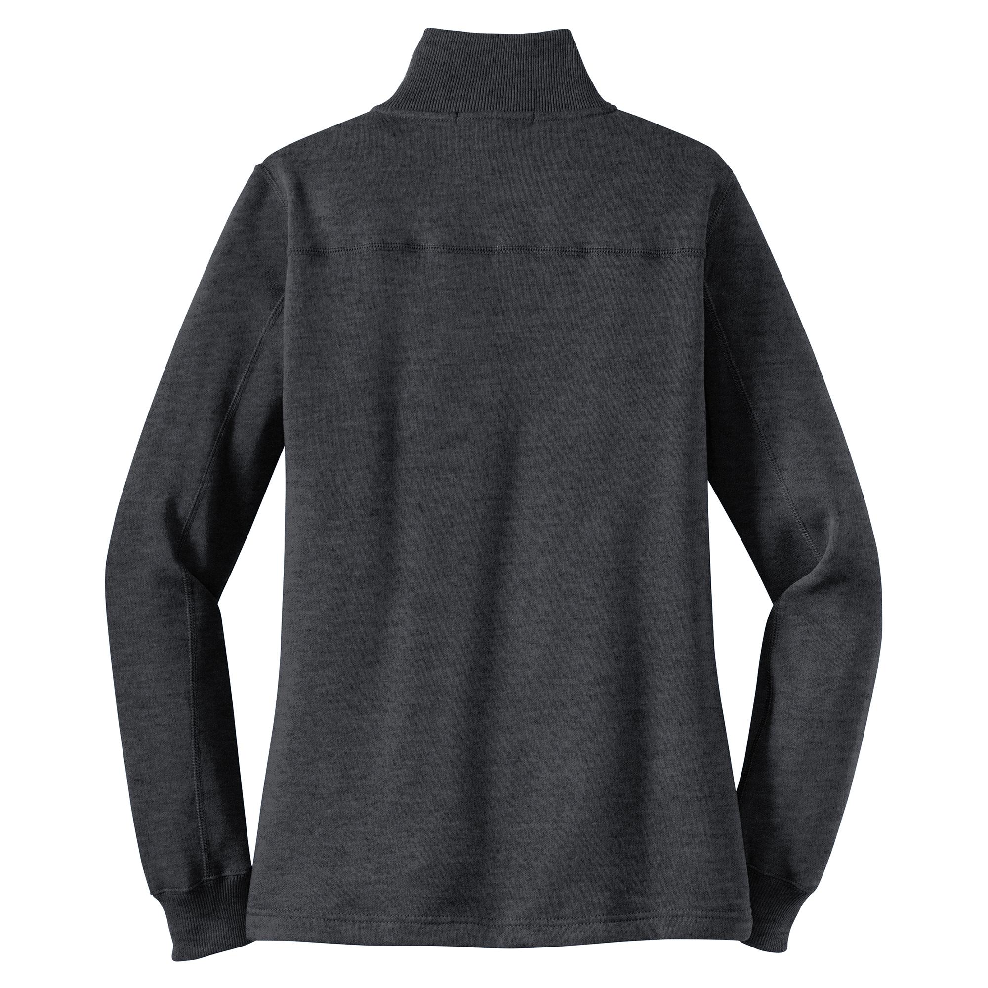 fuzzy pullover quarter zip