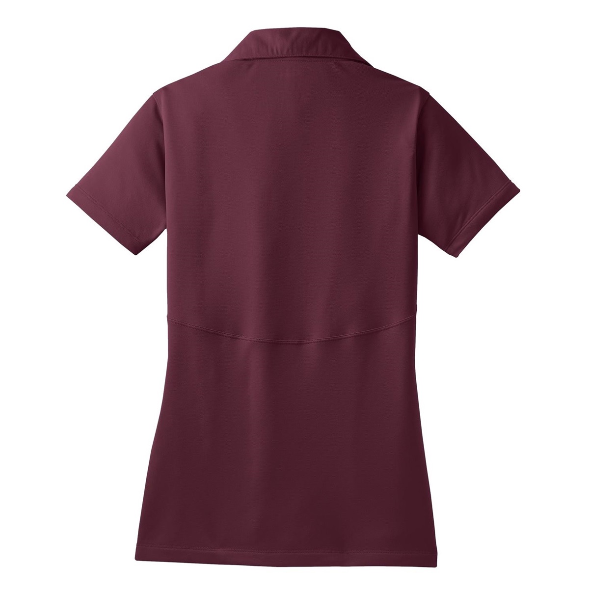 Sport-Tek LST655 Ladies Side Blocked Micropique Sport-Wick Polo Shirt -  Maroon/White