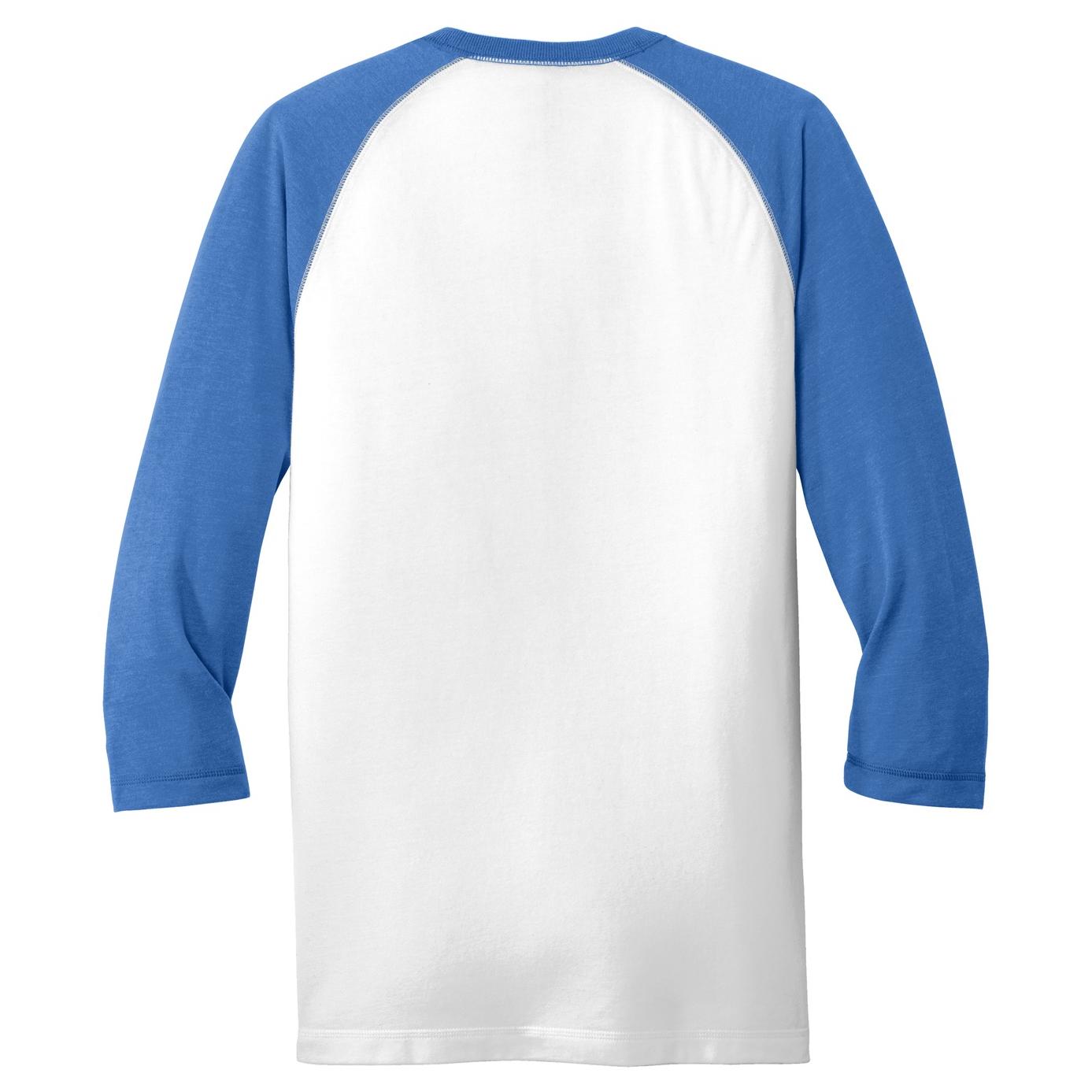New Era Mens Heritage Blend 3/4 Sleeve Baseball Raglan T-Shirt