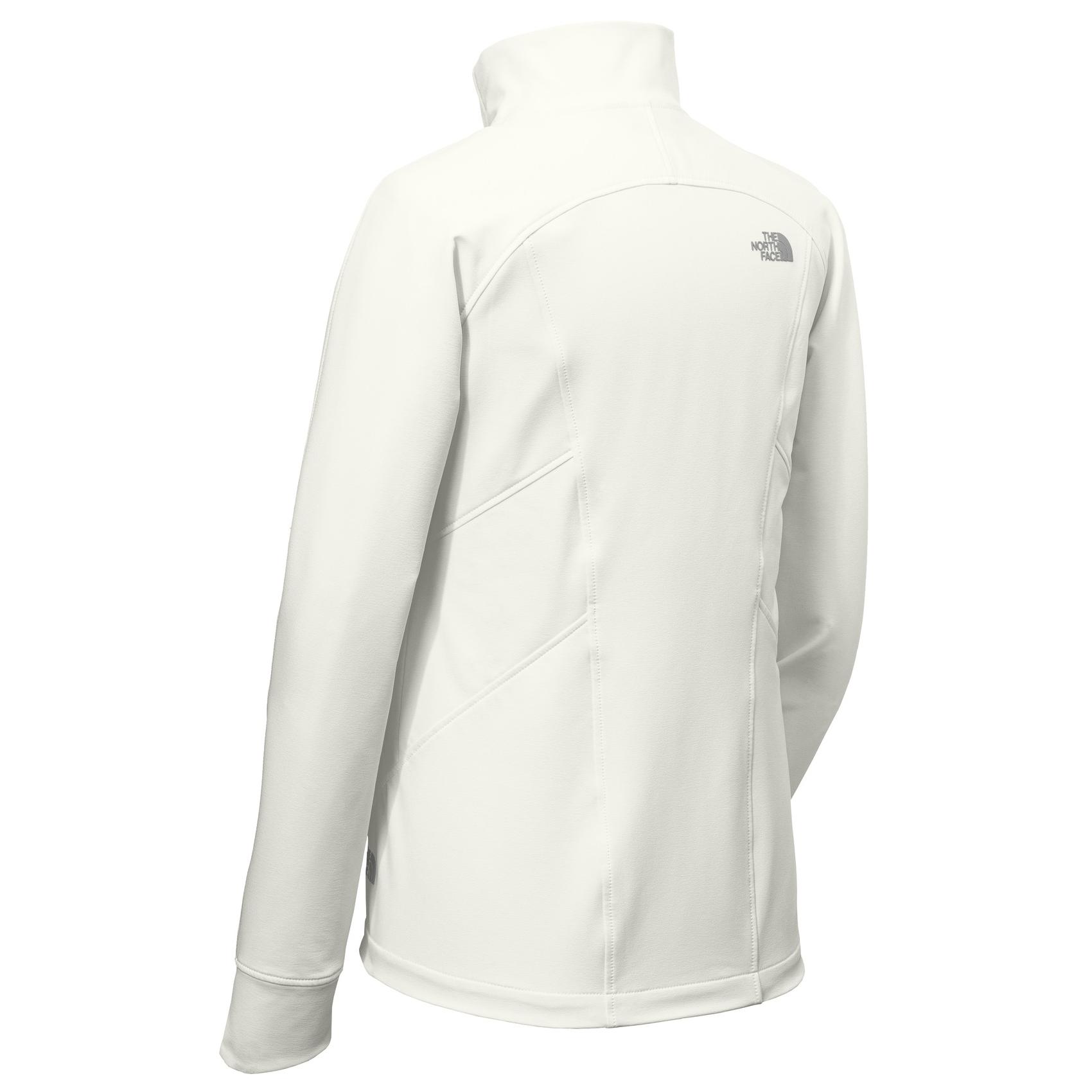 The North Face NF0A3LGW Ladies Tech Stretch Soft Shell Jacket - White | FullSource.com