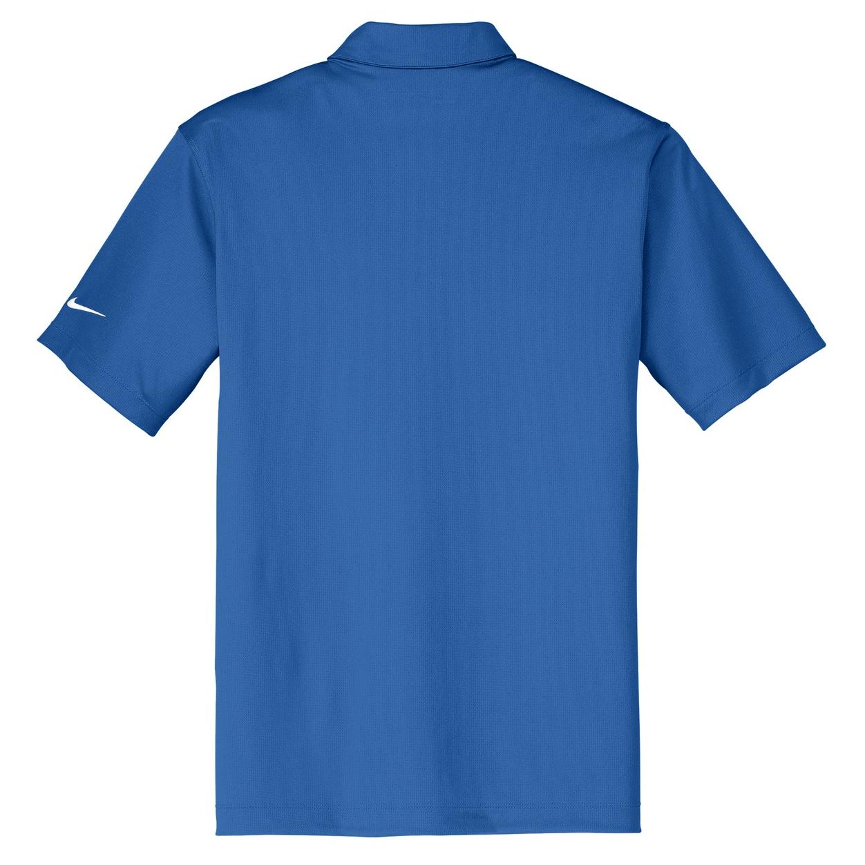 Nike 637167 Dri-FIT Vertical Mesh Polo - Gym Blue | FullSource.com