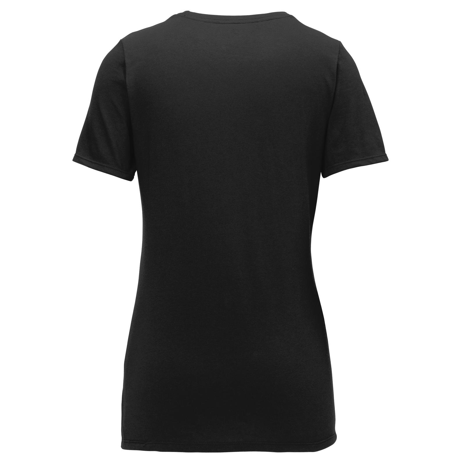 Nike NKBQ5234 Ladies Dri-FIT Cotton/Poly Scoop Neck Tee - Black | Full ...