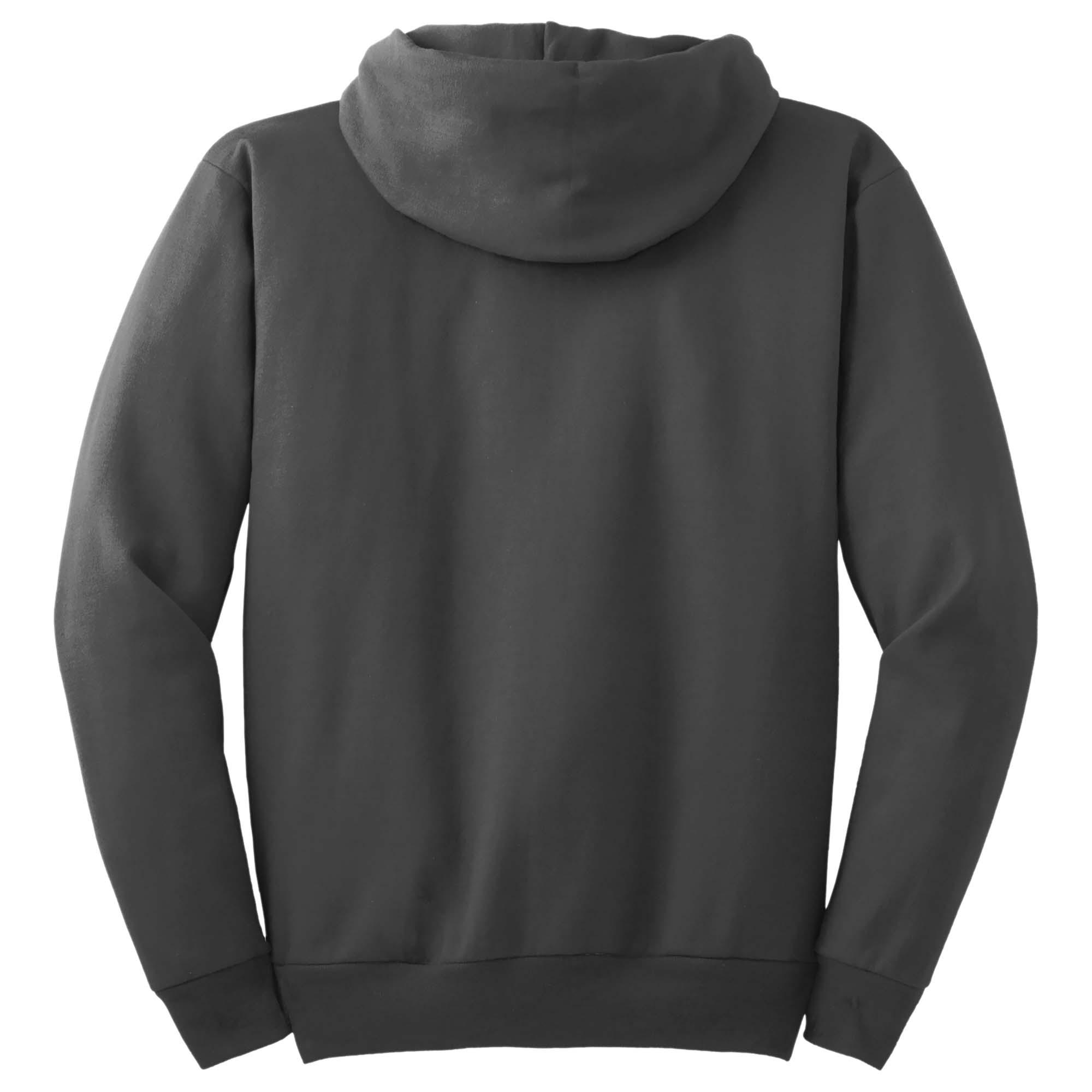 Hanes P170 EcoSmart Pullover Hooded Sweatshirt - Smoke Grey | Full Source